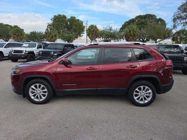 used 2021 Jeep Cherokee car, priced at $16,881
