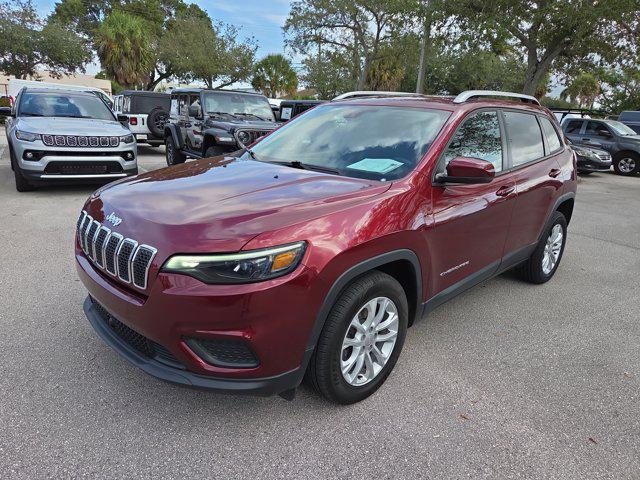 used 2021 Jeep Cherokee car, priced at $16,881