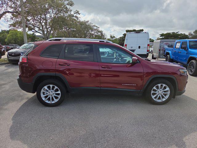 used 2021 Jeep Cherokee car, priced at $16,881
