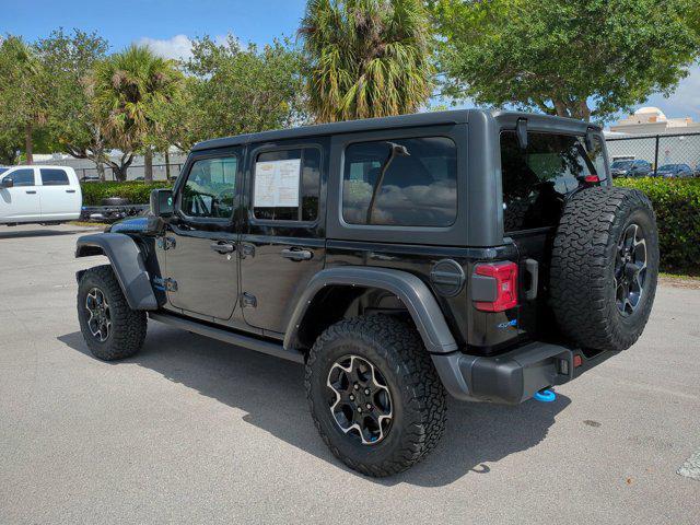 used 2022 Jeep Wrangler Unlimited 4xe car, priced at $33,991