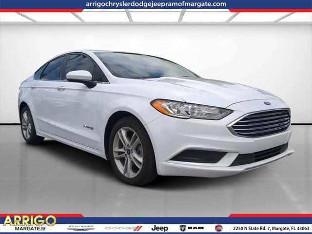 used 2018 Ford Fusion Hybrid car, priced at $13,101