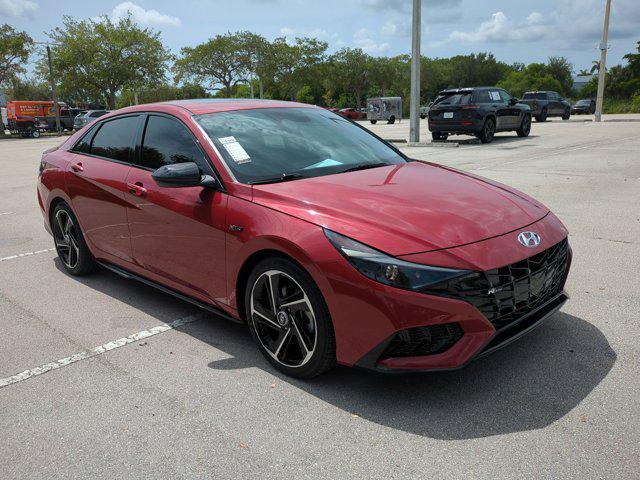 used 2022 Hyundai Elantra car, priced at $19,500