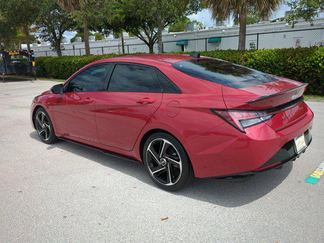 used 2022 Hyundai Elantra car, priced at $19,500