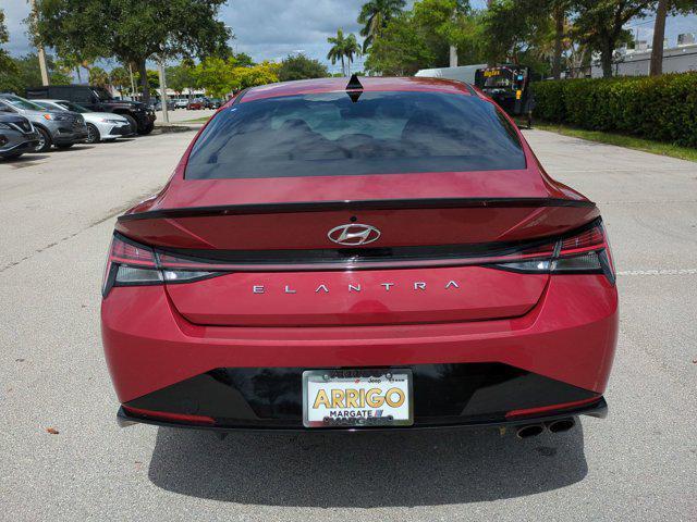 used 2022 Hyundai Elantra car, priced at $19,500