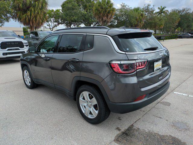 used 2022 Jeep Compass car, priced at $18,500