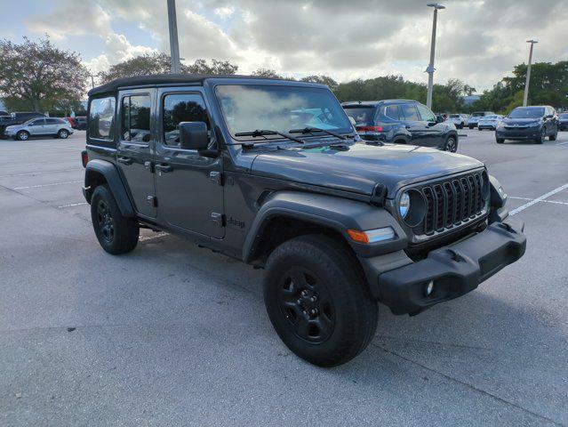 used 2024 Jeep Wrangler car, priced at $30,091