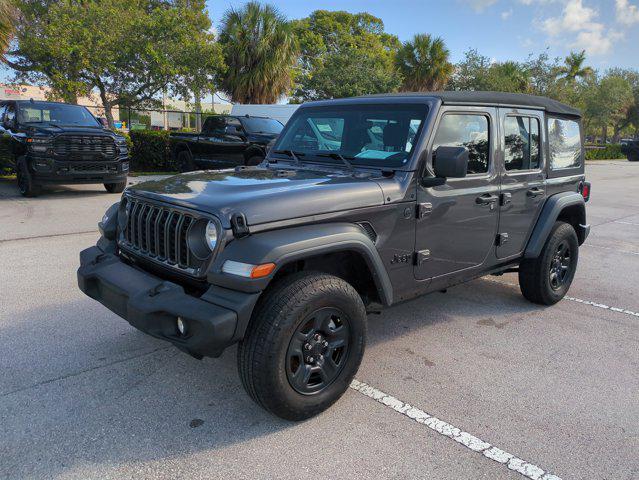 used 2024 Jeep Wrangler car, priced at $30,091