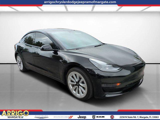 used 2022 Tesla Model 3 car, priced at $23,000