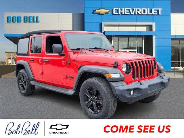 used 2021 Jeep Wrangler Unlimited car, priced at $31,124