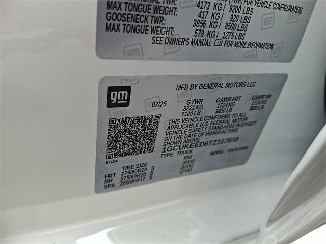 new 2026 Chevrolet Silverado 1500 car, priced at $70,995