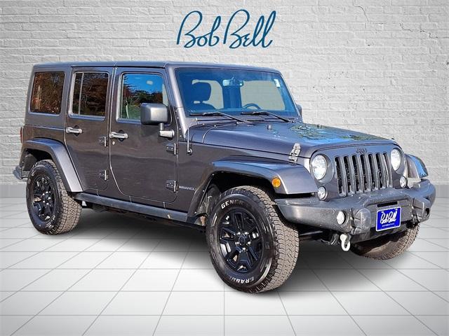 used 2016 Jeep Wrangler Unlimited car, priced at $16,626