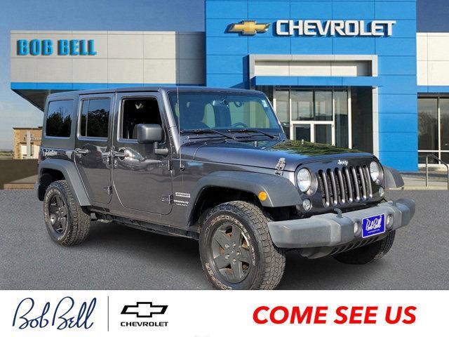 used 2018 Jeep Wrangler JK Unlimited car, priced at $15,999