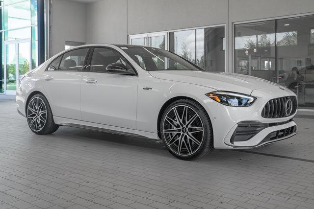 new 2024 Mercedes-Benz AMG C 43 car, priced at $72,565