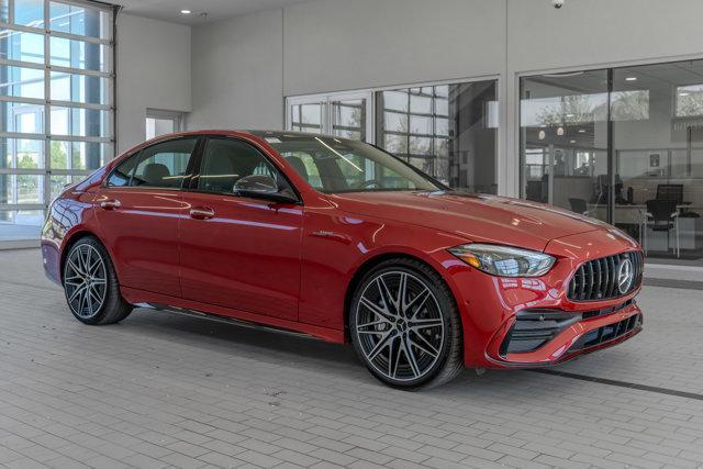 new 2025 Mercedes-Benz AMG C 43 car, priced at $76,360