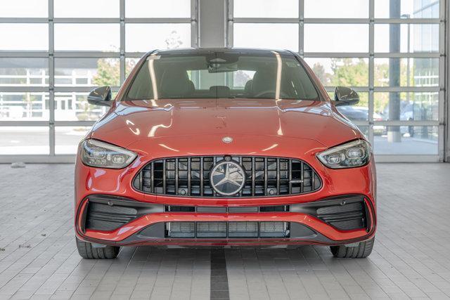 new 2025 Mercedes-Benz AMG C 43 car, priced at $76,360
