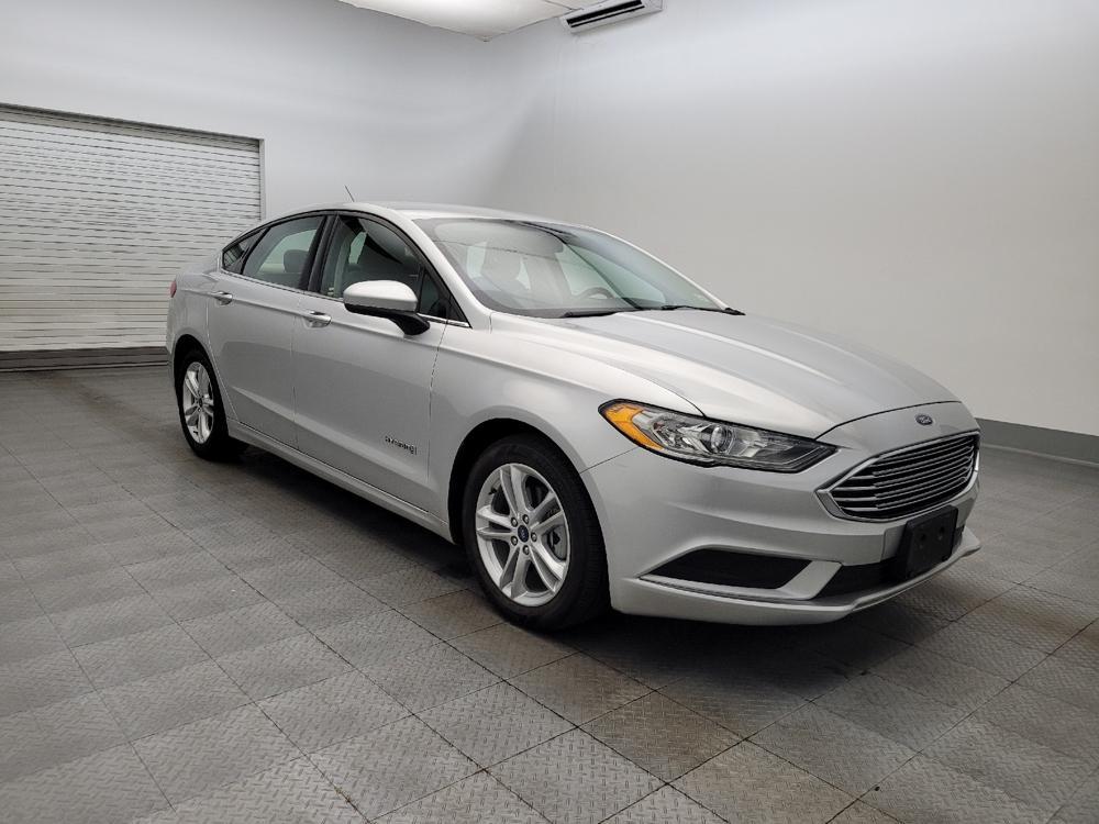used 2018 Ford Fusion Hybrid car, priced at $14,595