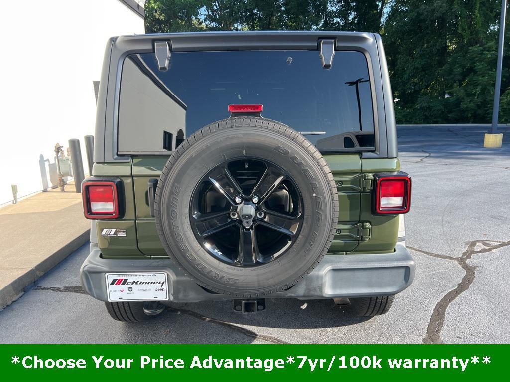 used 2021 Jeep Wrangler Unlimited car, priced at $32,000