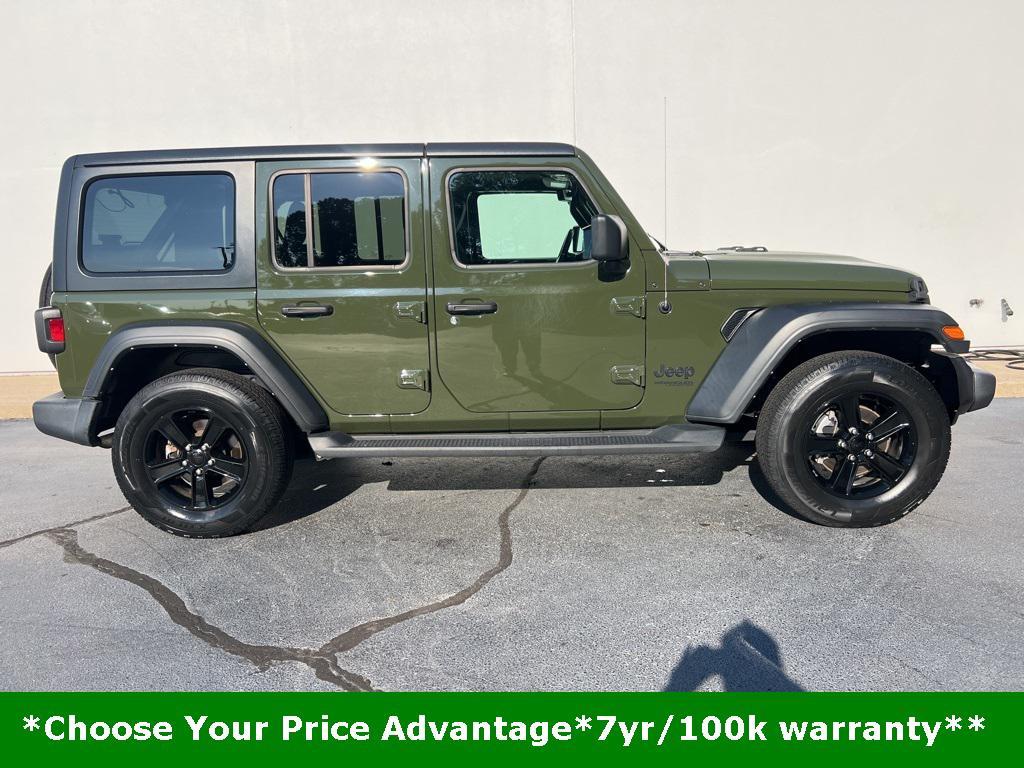 used 2021 Jeep Wrangler Unlimited car, priced at $32,000
