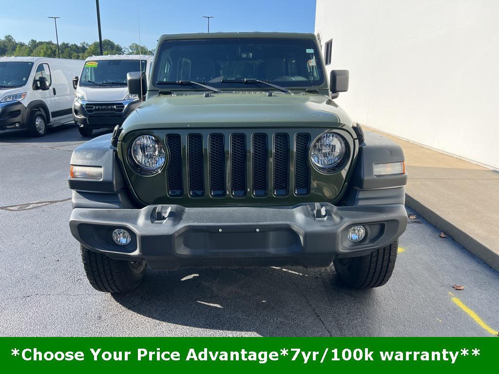 used 2021 Jeep Wrangler Unlimited car, priced at $32,000