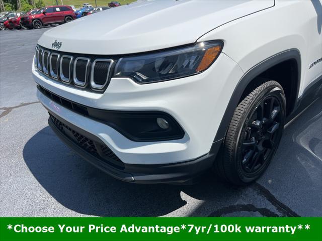 used 2022 Jeep Compass car, priced at $24,250
