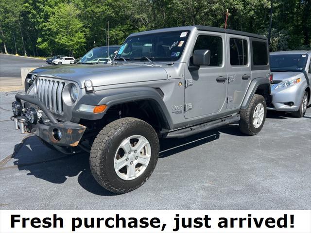 used 2018 Jeep Wrangler Unlimited car, priced at $29,225