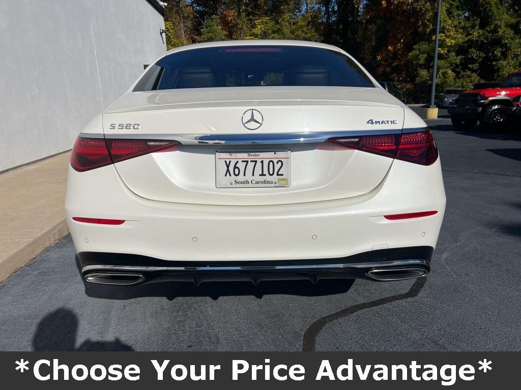 used 2023 Mercedes-Benz S-Class car, priced at $92,800