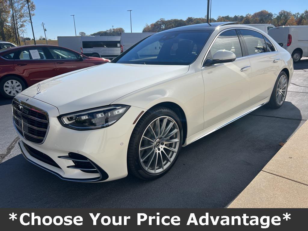 used 2023 Mercedes-Benz S-Class car, priced at $92,800