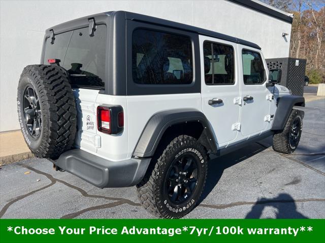 used 2021 Jeep Wrangler car, priced at $37,850