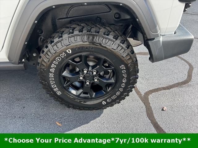 used 2021 Jeep Wrangler car, priced at $37,850