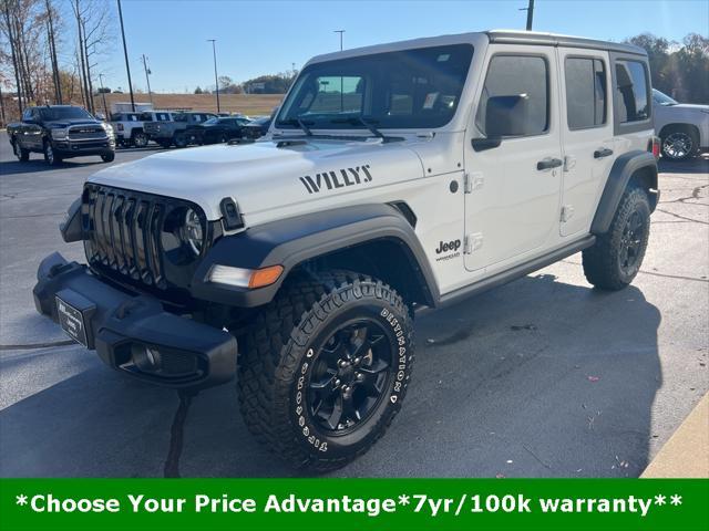 used 2021 Jeep Wrangler car, priced at $37,850