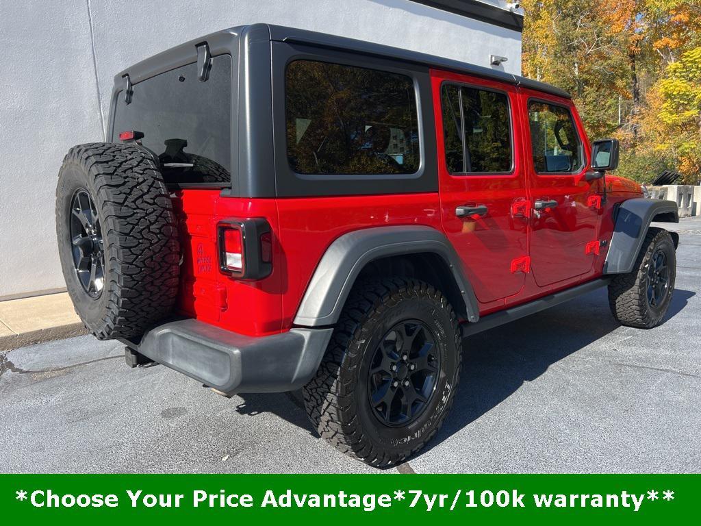 used 2020 Jeep Wrangler Unlimited car, priced at $30,775