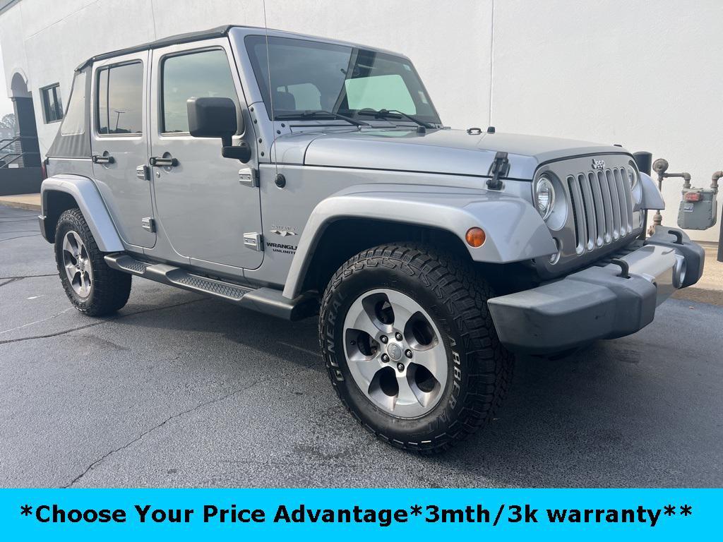 used 2017 Jeep Wrangler Unlimited car, priced at $24,175