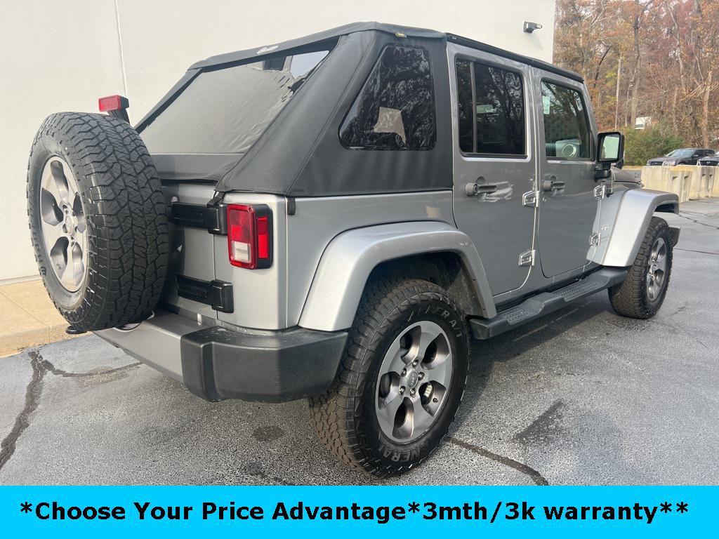 used 2017 Jeep Wrangler Unlimited car, priced at $24,175