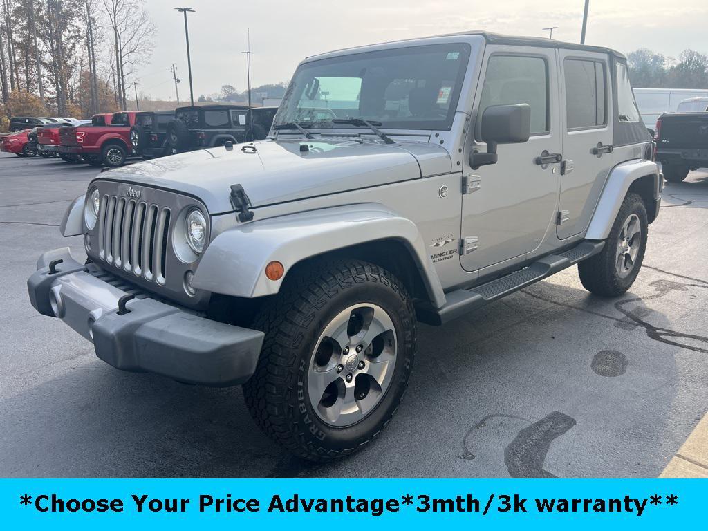 used 2017 Jeep Wrangler Unlimited car, priced at $24,175