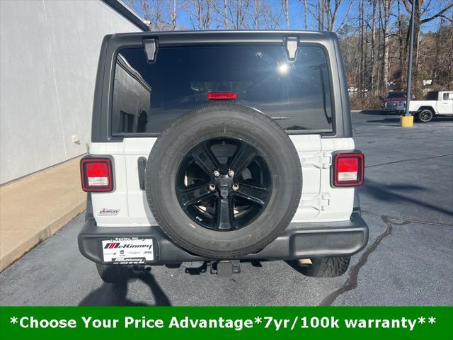 used 2020 Jeep Wrangler Unlimited car, priced at $31,000