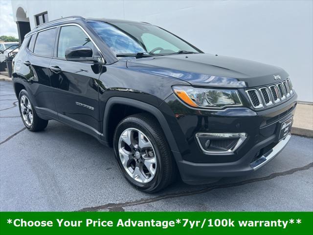 used 2021 Jeep Compass car, priced at $24,725