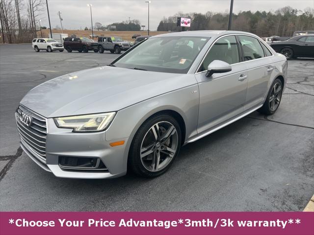 used 2018 Audi A4 car, priced at $19,400