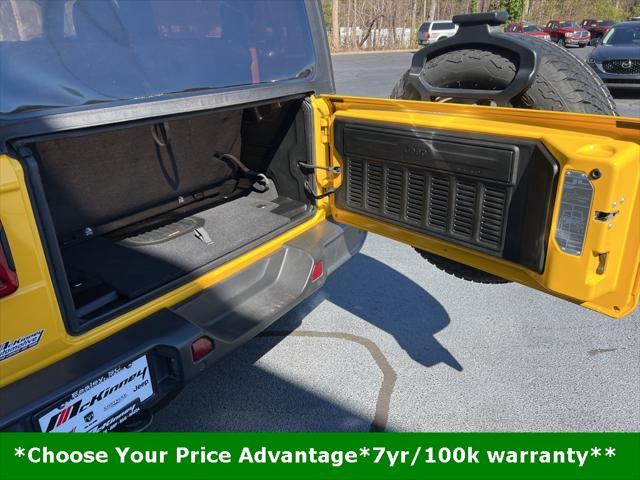 used 2021 Jeep Wrangler car, priced at $27,725