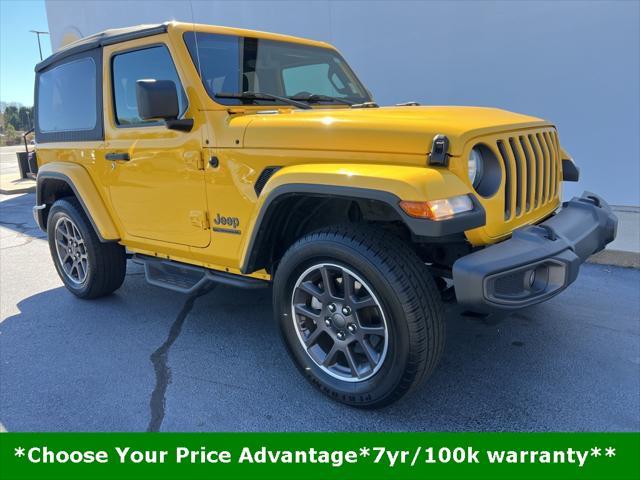 used 2021 Jeep Wrangler car, priced at $27,725