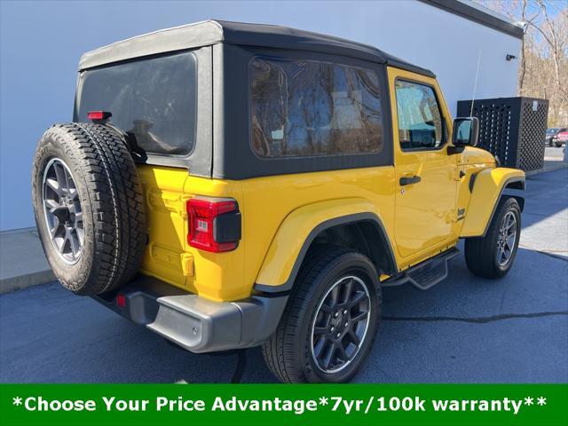 used 2021 Jeep Wrangler car, priced at $27,725