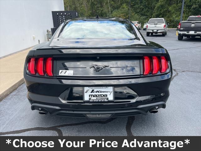 used 2021 Ford Mustang car, priced at $24,525