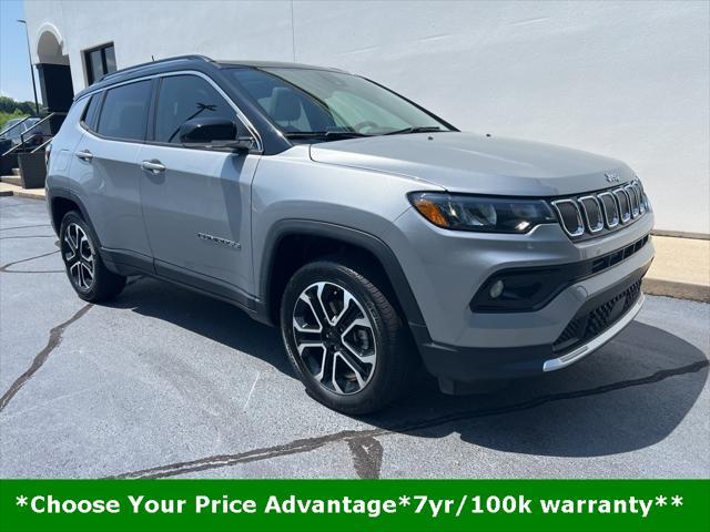 used 2022 Jeep Compass car, priced at $29,125