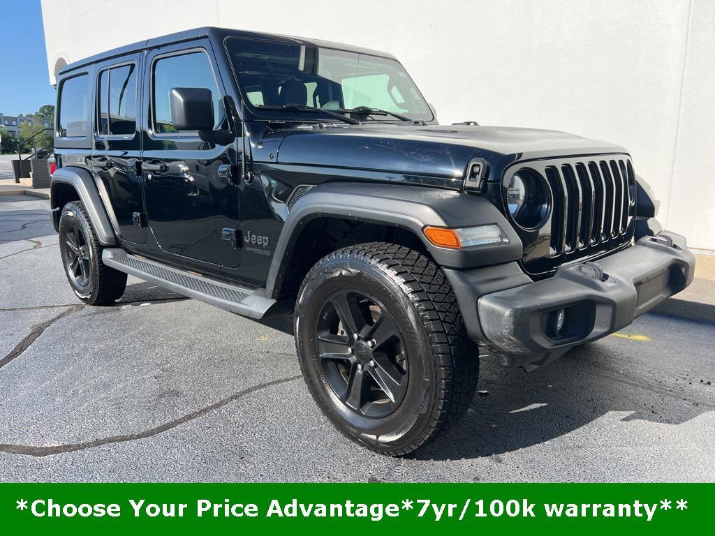 used 2021 Jeep Wrangler Unlimited car, priced at $33,800