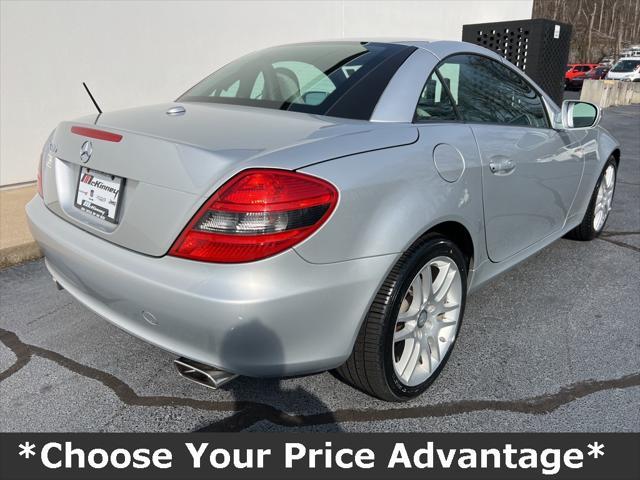 used 2009 Mercedes-Benz SLK-Class car, priced at $13,900