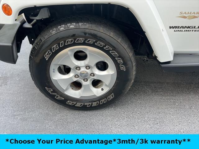 used 2015 Jeep Wrangler Unlimited car, priced at $22,300