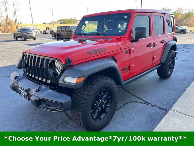 used 2021 Jeep Wrangler car, priced at $34,525