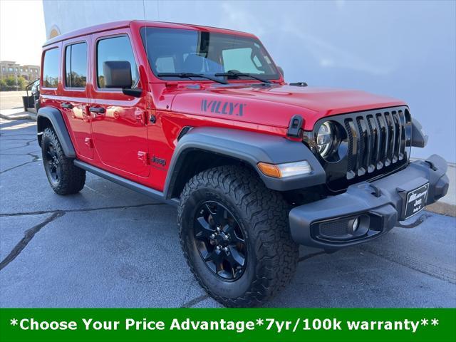 used 2021 Jeep Wrangler car, priced at $34,525