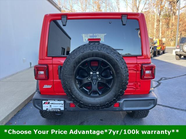 used 2021 Jeep Wrangler car, priced at $34,525