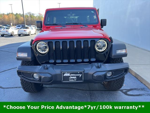 used 2021 Jeep Wrangler car, priced at $34,525