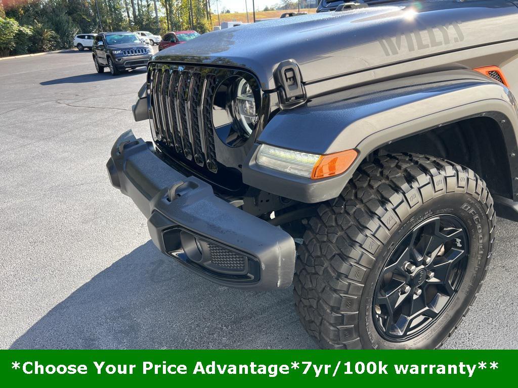used 2022 Jeep Gladiator car, priced at $36,800